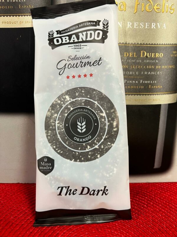 Regañá ovalada de color negro «OBANDO» paquetes de 25 gr