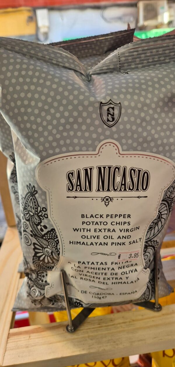 Patatas San Nicasio Pimienta Negra 150g